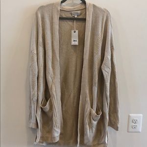 Lucky Brand Tan colored Cardigan NWT.